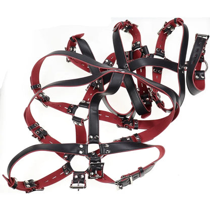 BDSM K9 Bondage clothing Dog Hood lower Body Binding band Puppy Play Sex toys Role-Playing Male Female Adult Games