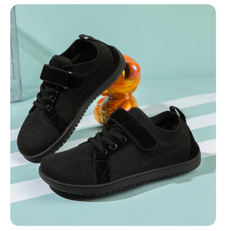 Kids wide foot barefoot shoes boys and girls minimalist kids sneakers natural opening shoes toddler small big kids walking shoes