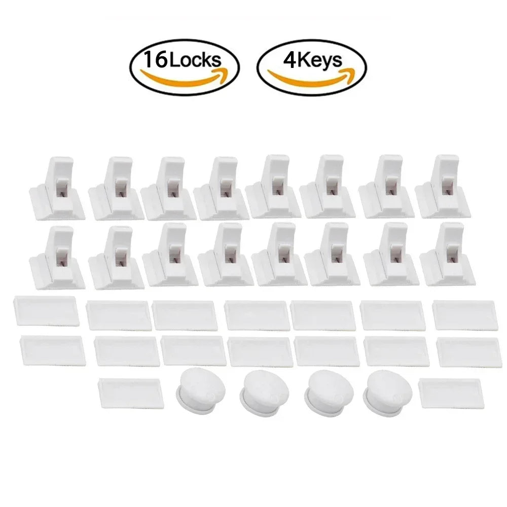 Magnetic Children's Lock for Extra Cabinet Door Safety: A Must-Have for Parents  Drawer Lock  Baby Protection  Baby Safety Lock