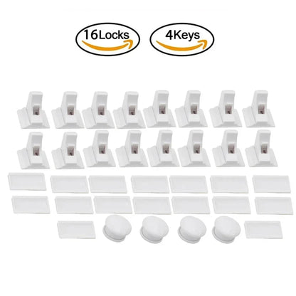 Magnetic Children's Lock for Extra Cabinet Door Safety: A Must-Have for Parents  Drawer Lock  Baby Protection  Baby Safety Lock