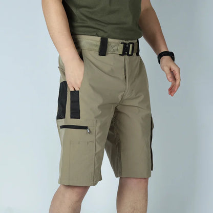 Men's Operator Elastic Tactical Shorts Ripstop Workout Outdoor Cargo Shorts for Men Cycling Hiking Fishing Casual Men's Shorts