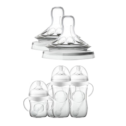 Silicone Nipple Accessories, 5.5cm Wide Mouth, Natural Shape, Skin-Friendly Silicone, For Baby Bottles, Easy to Clean