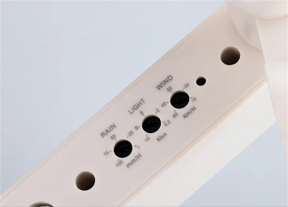 New Smart Wireless RF433 Wind Light Rain Sensor,only for Dooya RF433 Curtain Motor of Fixed Code,Open Close Window Automatically