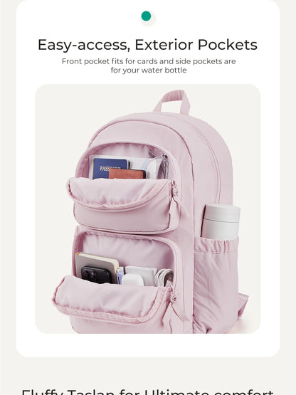 BAGSMART Laptop Backpack Large Capacity Women Casual Travel Bag College School Backpack For Boys Girls