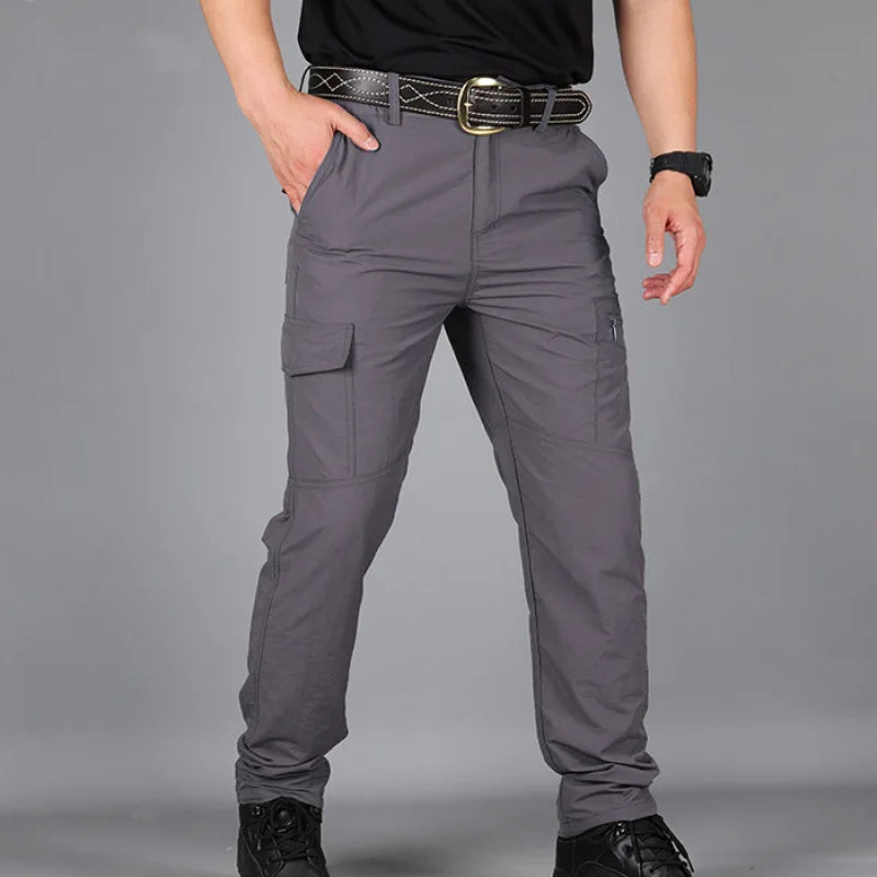 Male Cargo Pants Men Army Military Tactical Pants Streetwear Jogger Trekking Hiking Mountain Work Tourism Trousers Slim Fit