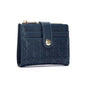 CH Luxury Brand Retro Design Business Card Bag Fashion Button Classic Folding Wallet Compact and Lightweight Women's Square Bag