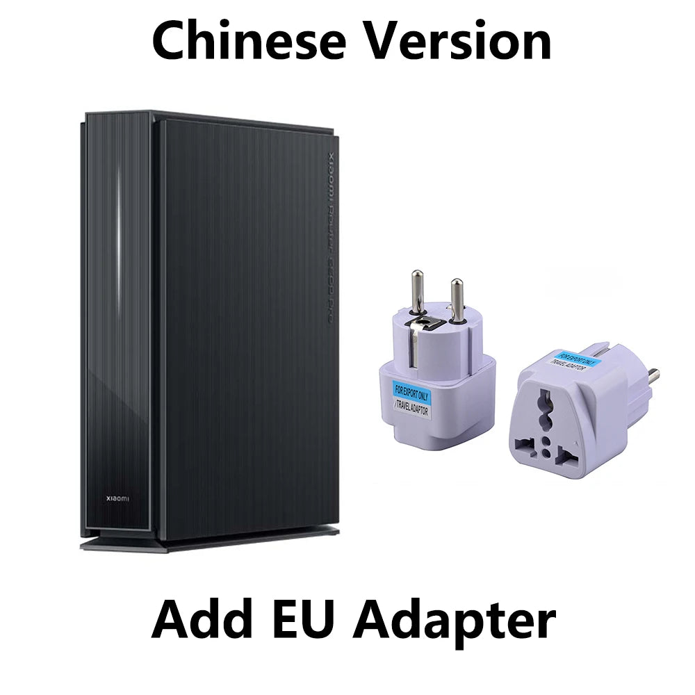 New Xiaomi Router BE6500 Pro WiFi 7 2.4/5GHz Mesh Dual Band Qualcomm 4-Core Processor Chinese Version,With adapter