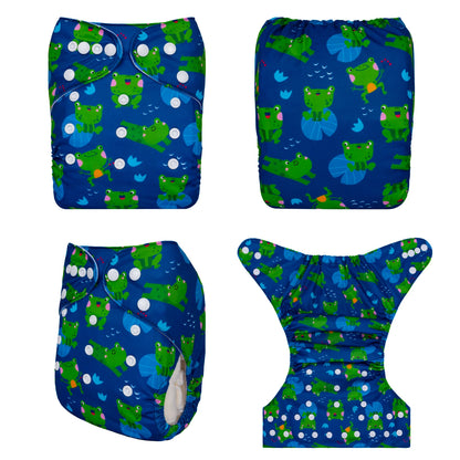 U Pick ALVABABY Digital Position Cloth Diapers Baby Reusable Modern Cloth Nappy for Baby with 1pc Microfiber Insert