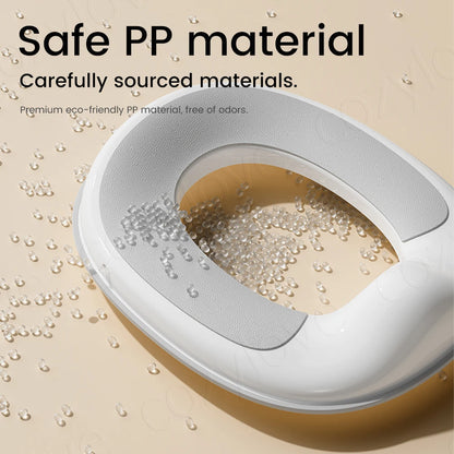 Non-Slip Portable Potty Seat for Toddlers | Foldable Travel Toilet Seat with Splash Guard for On-the-Go Potty Training