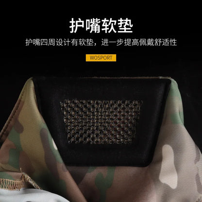 Airsoft Mask for Men Tactical Mask Headgear Full Face Protection Knight Headwear for Paintball Hunting Sport