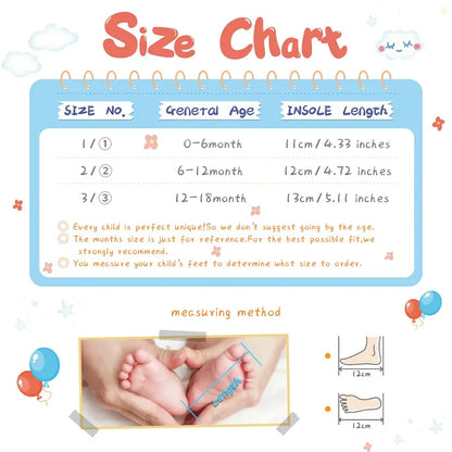 Cute Lace Baby Princess Shoes for Spring And Autumn 0-18M Infant Girls Anti-Slip Rubber Sole Bow Detail Anti-Slip Footwear