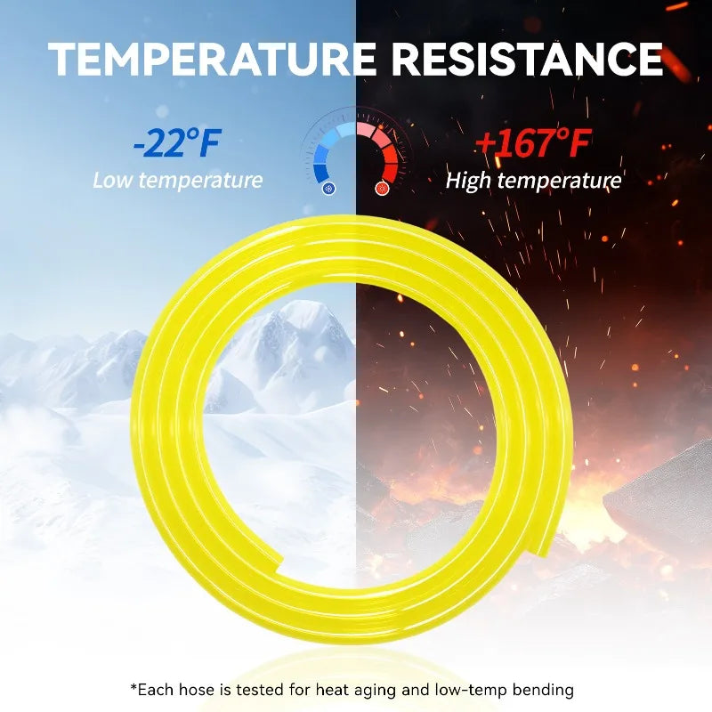 2/5/10m Fuel Gas Hose ID 2mm 2.5mm 3mm 4mm 5mm 6mm 7mm TPU Petrol Pipe for Motorcycle Car Oil Resistant Fuel Pipes