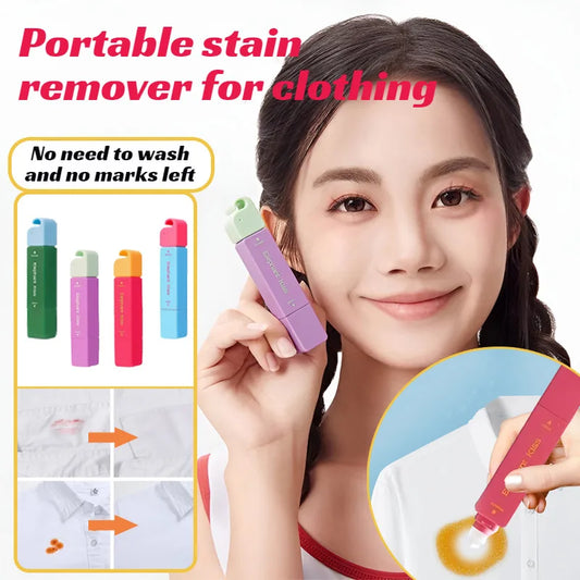 White Clothes Stain Remover Pen Strong Portable Waterless Tant Oil Stain Remover Pen