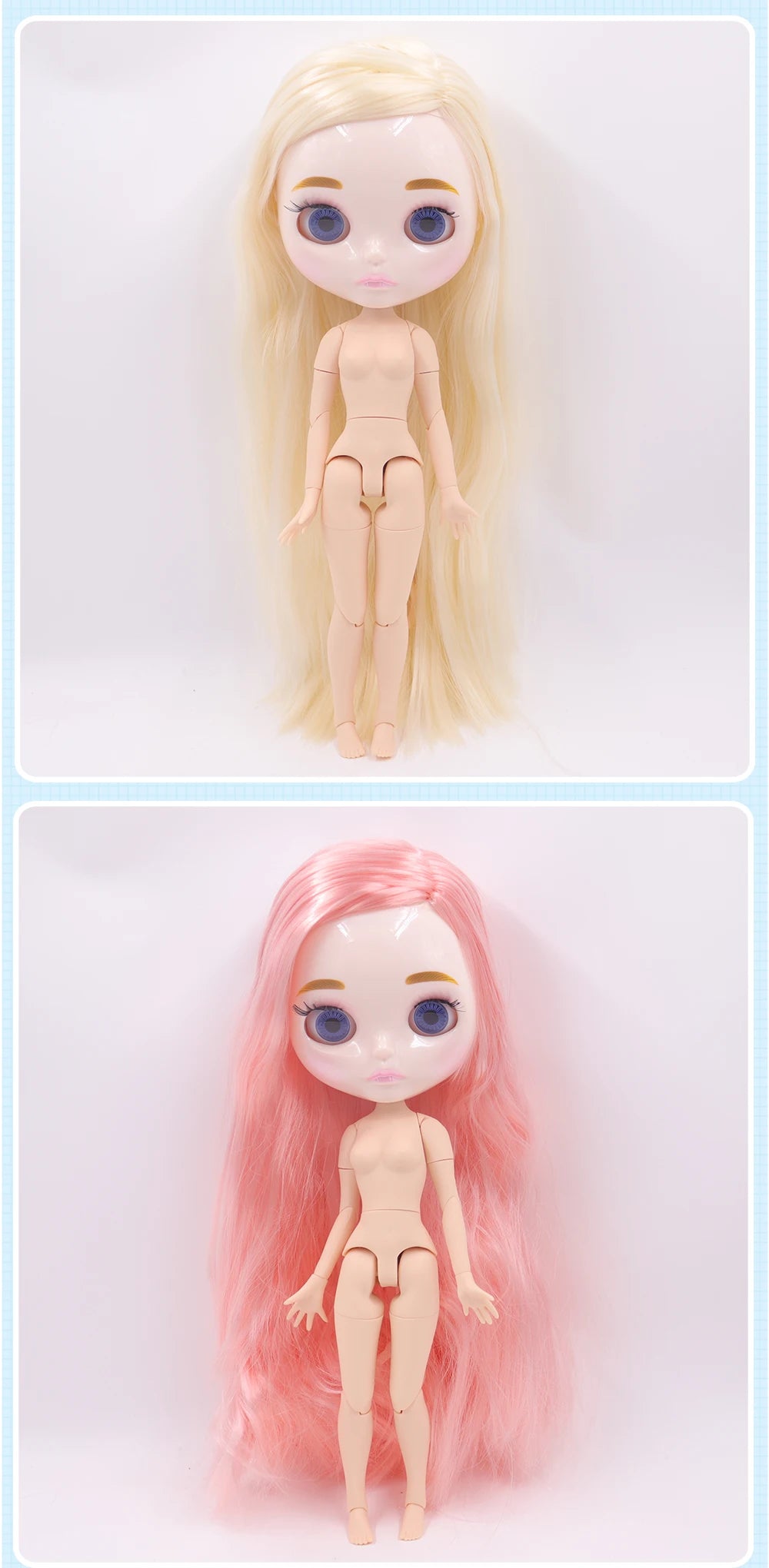 ICY DBS Blyth Doll 1/6 Joint Body 30CM BJD toys Natural shiny face with extra hands AB DIY Fashion Dolls girl gift