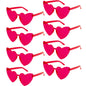 6/8/10/12pcs Wedding Bridal Shower Sunglasses Pink Red Heart Glasses Bride To Be Bridesmaid Gifts Bachelorette Hen Party Decors
