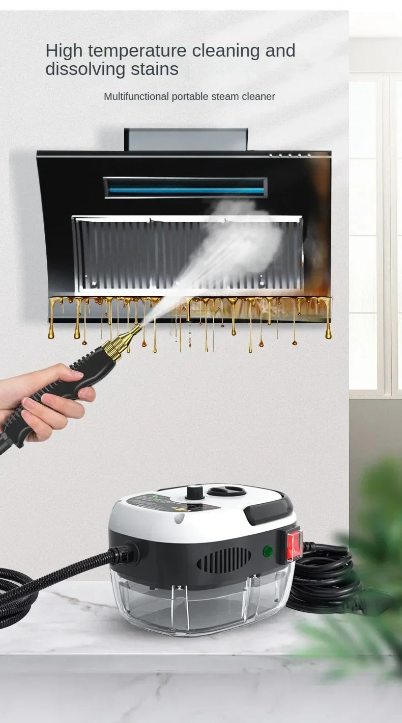 2500W High Temperature and Pressure Handheld Steam Cleaners Air Conditioner dog Hood Car Steam Clean V EU Plug