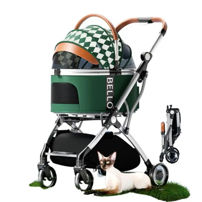 STLFBello Cat Trolley Cat Stroller Pet Stroller Cat Pet Carriers & Travel Products