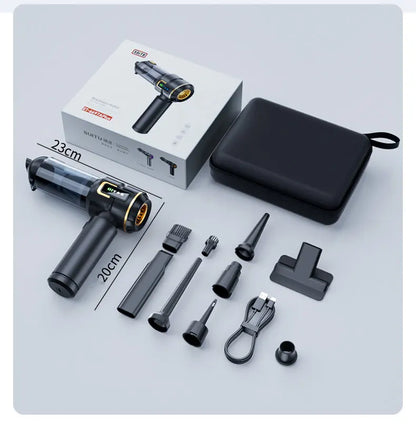 Storm vacuum cleaner, Car vacuum cleaner, 80000 RPM, pump vacuum cleaner inflatable 2 in 1, for sofa, desk, Car