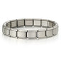 GEMOSA 9mm Width Italian Charm Bracelet Fashion Stainless Steel Bangle Elastic Link Chain High Quality Factory DIY
