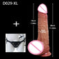 Realistic Dildo Skin Sliding Foreskin for Women Gay Sexmachine Dick Anal Masturbators Strapon Big Penis Dildos Adult Sex Toys 18