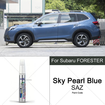 For Subaru Forester Car Paint Repair Pen Touch Up Scratch Remover DIY Auto Accessories Black White Blue Red Silver Bronze Green