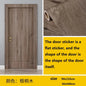 90x210cm/30X500cm Grey Wood Grain Wallpaper On The Door Adhesive  Furniture Refurbish Sticker Home Decor Wall Decal Door Sticker