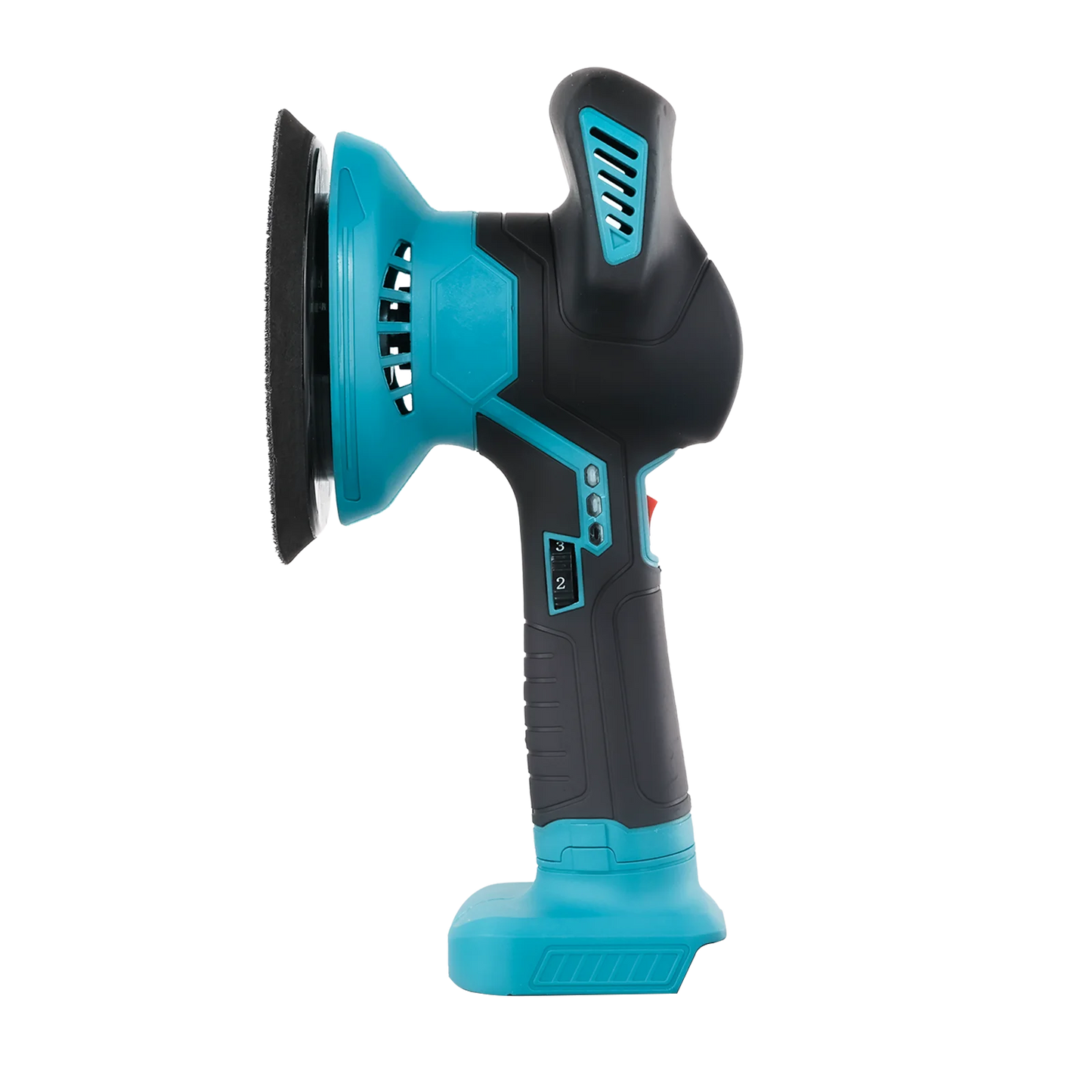 Podofo 6 Gear 5500 RPM Cordless Brushless Car Polisher 6 In 1 Mini Car Buffers Polishers Kit Fit Makita Battery Orbital Polisher For Car Boat Detailing, Polishing, Scratch Removing Without Battery With Storage Bag