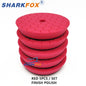Sharkfox Polishing Pads 3/5/6 Inch Germany Foam Buff Sponge Pads Auto Car Buffing Pad Set for DA/RO Polisher Buffer Tools