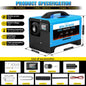 8 kW 12V All-in-One Portable Diesel Air Heater, 0.16–0.52 L/h, Diesel Air Heater 8–36 °C, Adjustable, 15–20 m², Smart LCD Control, 5 L Tank for Boats and Cars