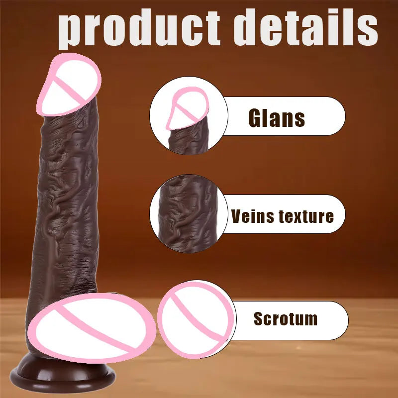 Telescopic Female Vibrator Dildo with Remote APP Control Heating Realistic Large Penis Massager Masturbator Sex Toy for Women