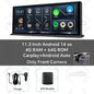 K60 Pro 11.3" 4G+64G WIFI Android 14 AI Screen GPS Navigation Carplay Android AUTO 1080P Dash Cam RearView Mirror Video Recorder