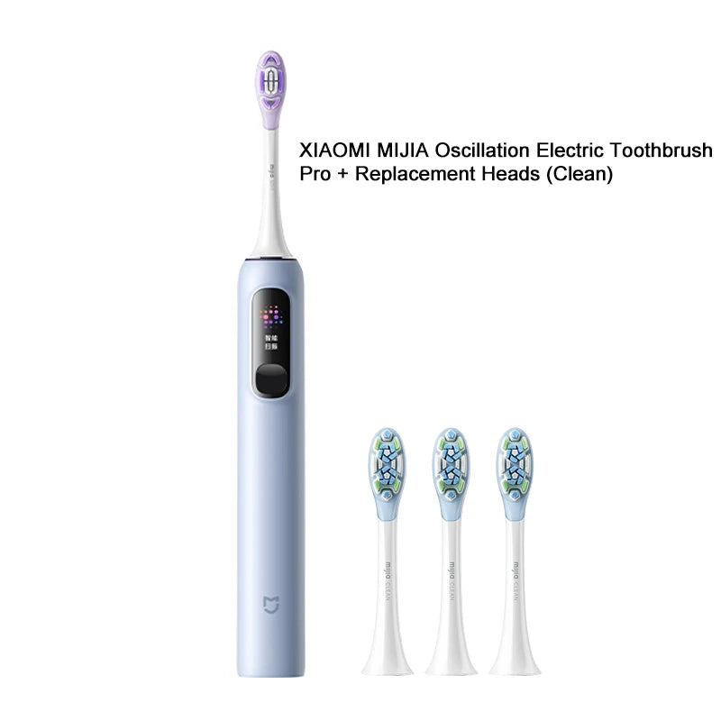 MIJIA Oscillation Electric Toothbrush Pro,Smart 4 Modes,IPX8 Waterproof Sonic Vibration Toothbrushes,180-day Battery Life