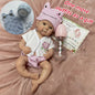 13Inch Bettie Silicone Reborn Doll With Open Mouth & 2 Sets Clothes Handmade Painted Skin Waterproof Reborn Doll