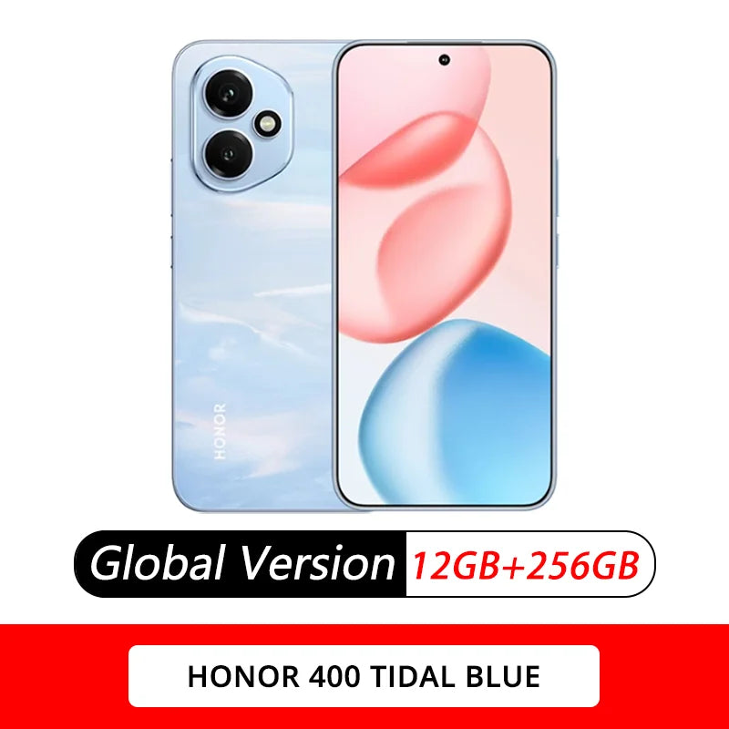 Honor 400 - Snapdragon 7 Gen 3, AMOLED 120Hz, 6000 mah,200MP + 50 MP AI Super Camera, 6.55 inches Smartphone