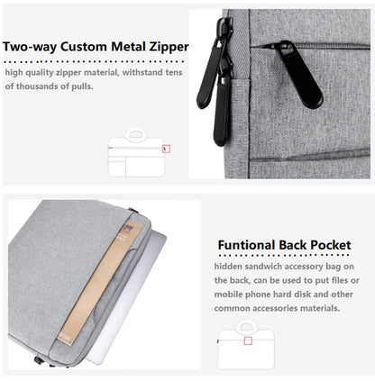 Water-resistant Universal Laptop Bag Sleeve 11 12 13 14 15 15.6 inch Notebook for Macbook Computer Handbag Briefcase Travel Bag