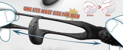 Male Prostate Massager Vibrator 360 Anal Beads Penis Ring 3 Rotation 10Vibration Modes Remote Butt Plug Sex Toys for Couples Men