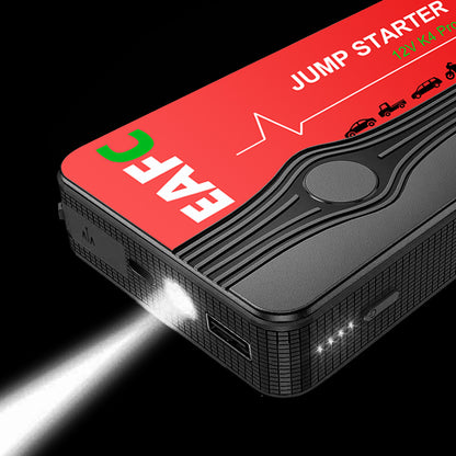 EAFC Car Jump Starter Power Bank Car Battery Starter 600A12V Auto Starting Device with LED Light For Auto Battery Booster Buster