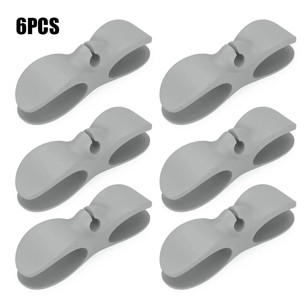 MAOYYE 6pcs/4pcs Cable Winder Cable Clip Holder Cable Organizer Easy To Install Multi-function Suitable For Kitchen Appliances