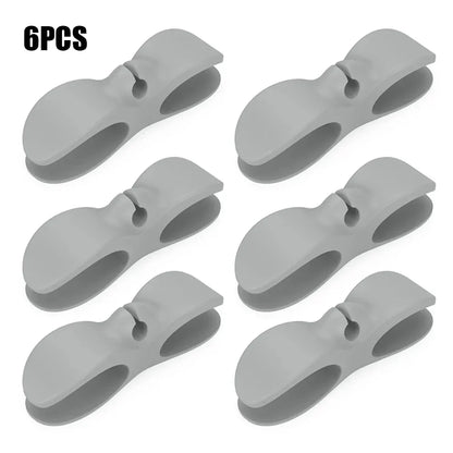 MAOYYE 6pcs/4pcs Cable Winder Cable Clip Holder Cable Organizer Easy To Install Multi-function Suitable For Kitchen Appliances
