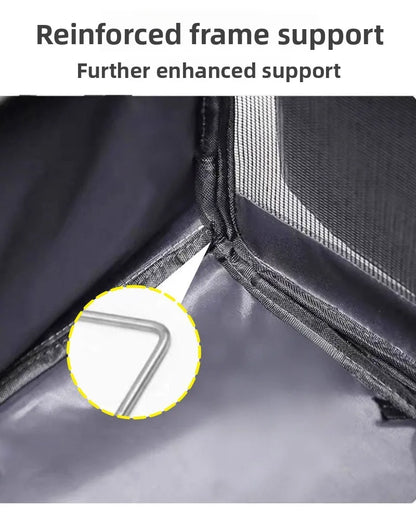 Large Wheel Breathable Pet Rolling Carrier Large Capacity Travel Bag For Two Cats Dogs Portable Car Pet Stroller
