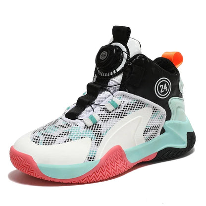 Children Basketball Sneakers Boys Shoes Kids Skater Casual Sneaker Non-Slip Sports Shoes for Boy Basket Training Child Tennis
