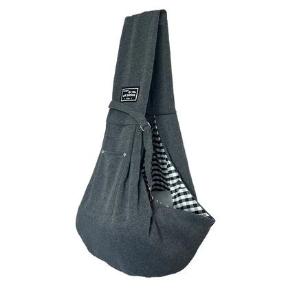 Breathable Pet Sling Carrier Bag for Cats Small Dogs Up to 7.5kg - Portable Single Shoulder Travel Pet Carrier