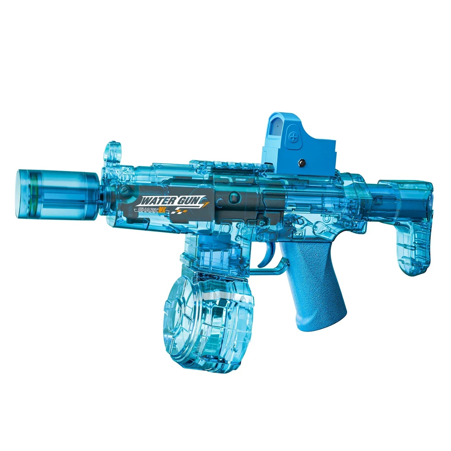 Simulated Firing and Recoil Electric Water Gun Toys Children Automatic Sensor Lights Water Pistol Summer Outdoor Beach Kids Toy