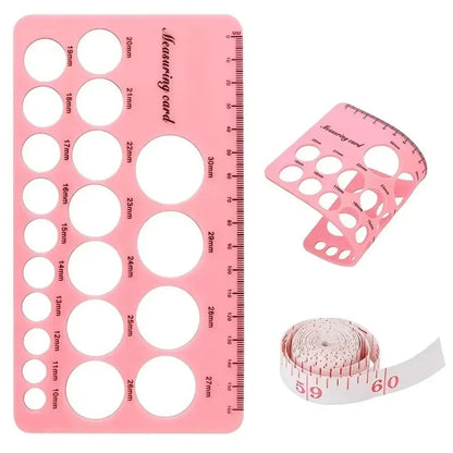 Breast Pump Nipple Silicone Ruler Nipple Diameter Breast Pump Flange Circle Sizing Ruler Nipple Measuring for New Mums Women