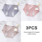 3PCS/set Women's menstrual briefs large flow postpartum water absorption leakproof briefs women's pure cotton menstrual briefs
