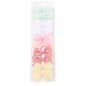 10Pcs/Set New Cute Solid Ribbon Bowknot Hair Clips for Baby Girls Handmade Bows Hairpin Barrettes Headwear Baby Hair Accessories