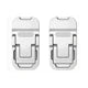 2pcs/set Portable Zinc Alloy Laptop Support Stand With 2 Adjustable Angles Foldable Invisible Laptop Riser For Macbook Notebook