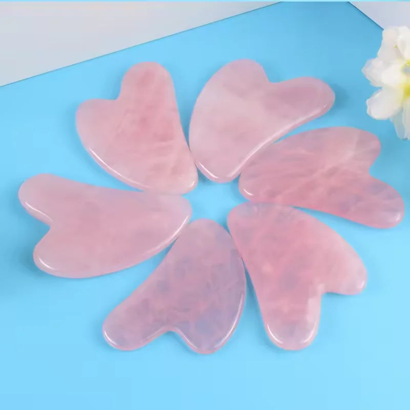Natural Stone GuaSha Jade Facial Beauty Scraping Massage Tools Firm Skin Care Face Gua Sha SPA Physical Therapy Gue Che Roller