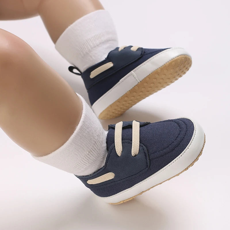 HAIZHIW 0-18M Baptism Newborn Baby Prewalker Girls Boys Casual Shoes Leather Non-Slip Soft-Sole Infant Toddler First Walkers