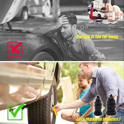 Car Tire Repair Nail Vacuum Tyre Screw Rubber Patch Car Wheel Universal Puncture Repair Kit Car Motorcycle Tubeless Nails Tool